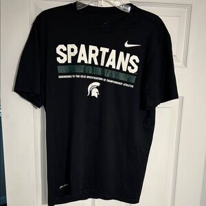 Nike Black Michigan State Spartans Tee